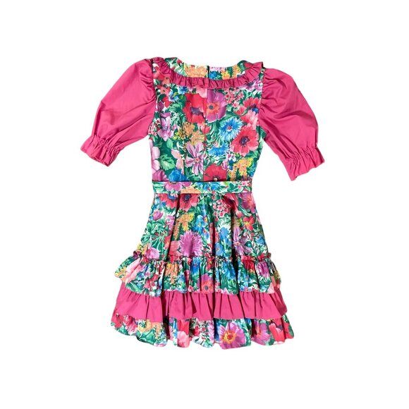 Vintage Handmade Dress and Belt Womens S? Used Floral - Picture 6 of 16